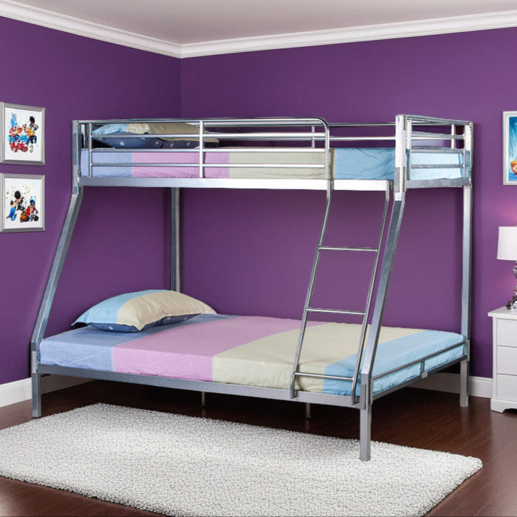 No Bolt Triple Metal Bunk Bed