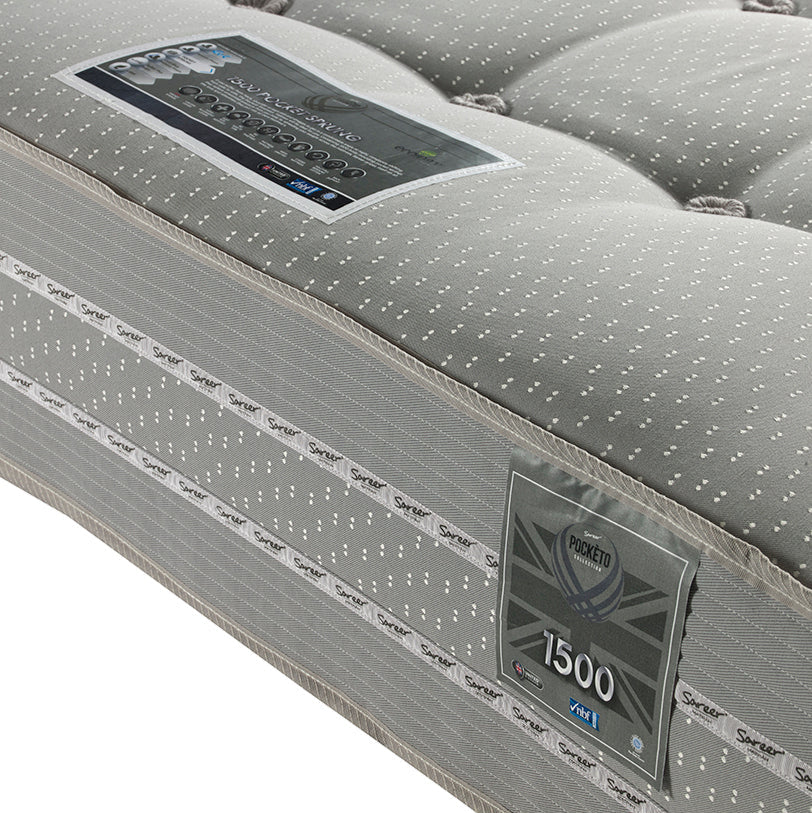 Pocketo Memory Foam 1500 Pocket Sprung Mattress