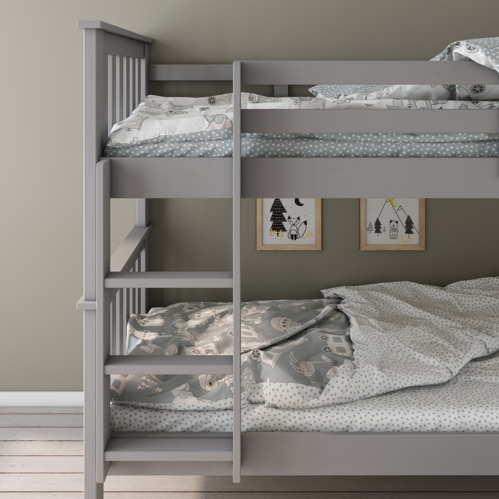 Carra Grey Single Bunk Bed