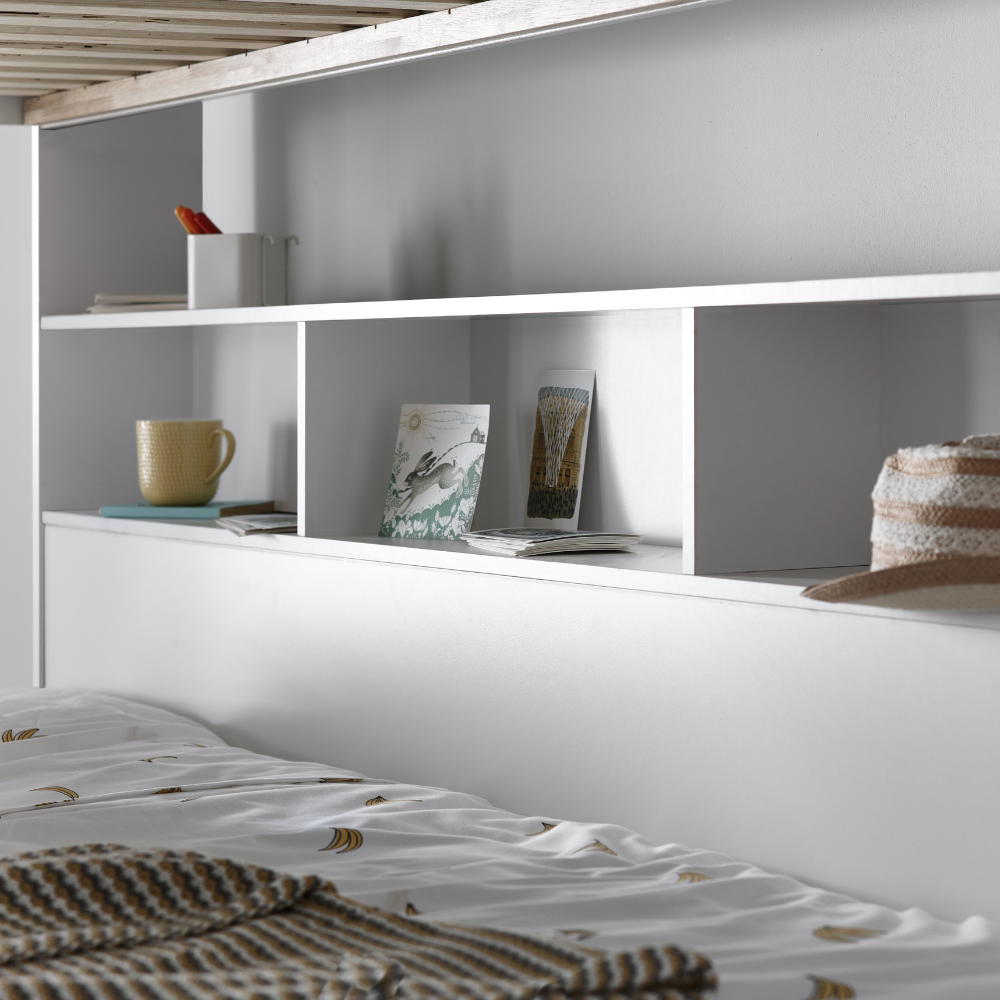 Oliver White Storage Triple Sleeper Bunk Bed