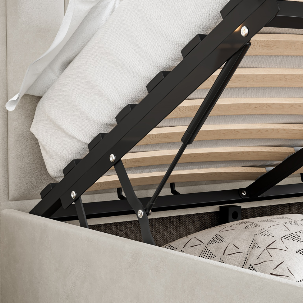 Rhodes Warmstone Ottoman Bed Frame