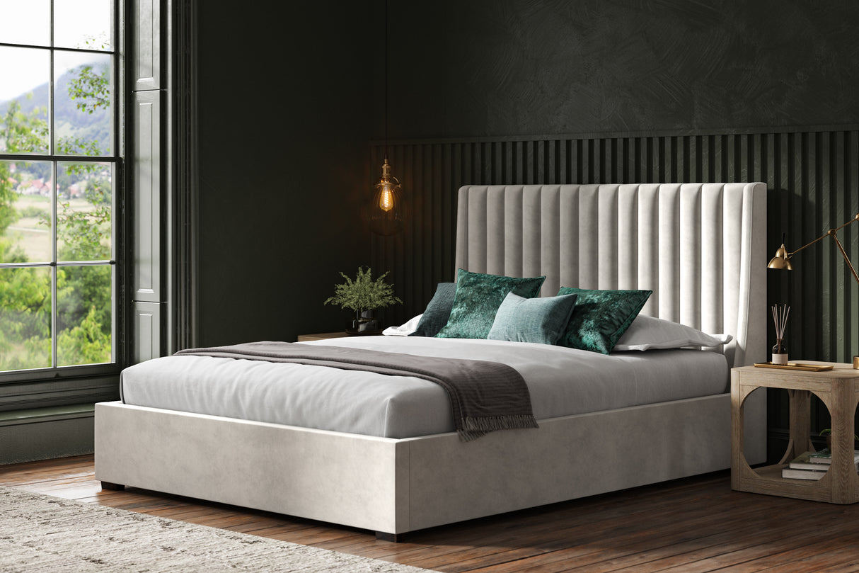 Bramcote Velvet Ottoman Bed Frame