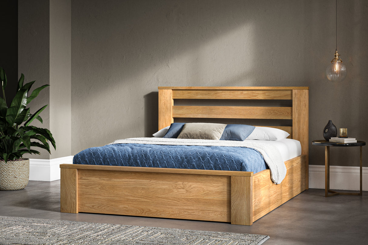 Charnwood Solid Oak Ottoman Bed Frame