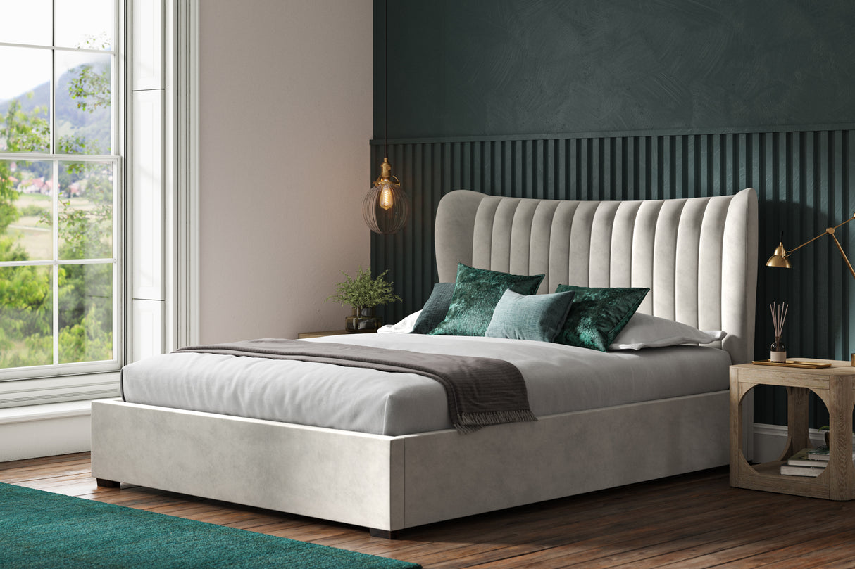 Harcourt Velvet Ottoman Bed Frame