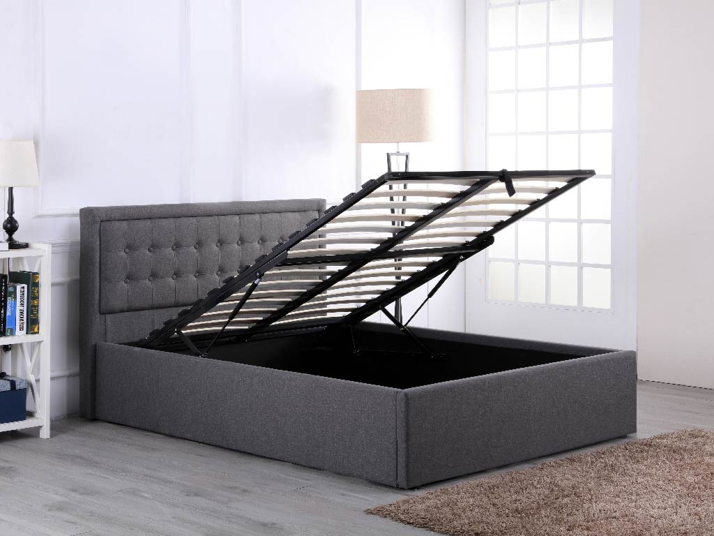 Houston Fabric Ottoman Bed Frame
