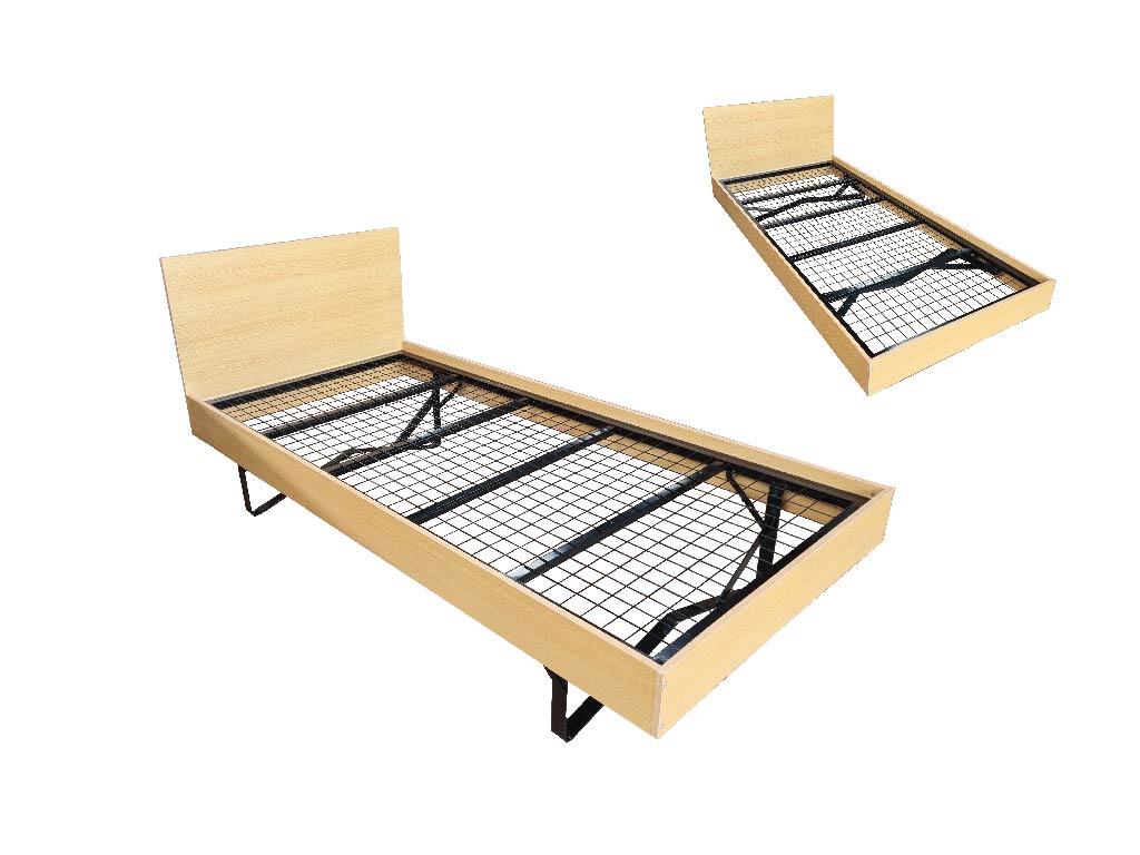 Skid Wooden Bed Frame