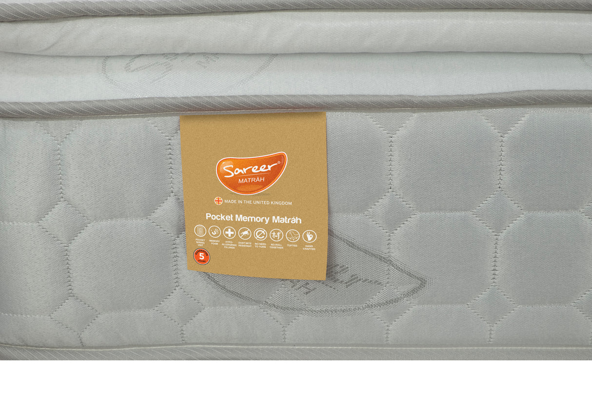 Pocket Sprung Memory Foam Pillow Top Mattress