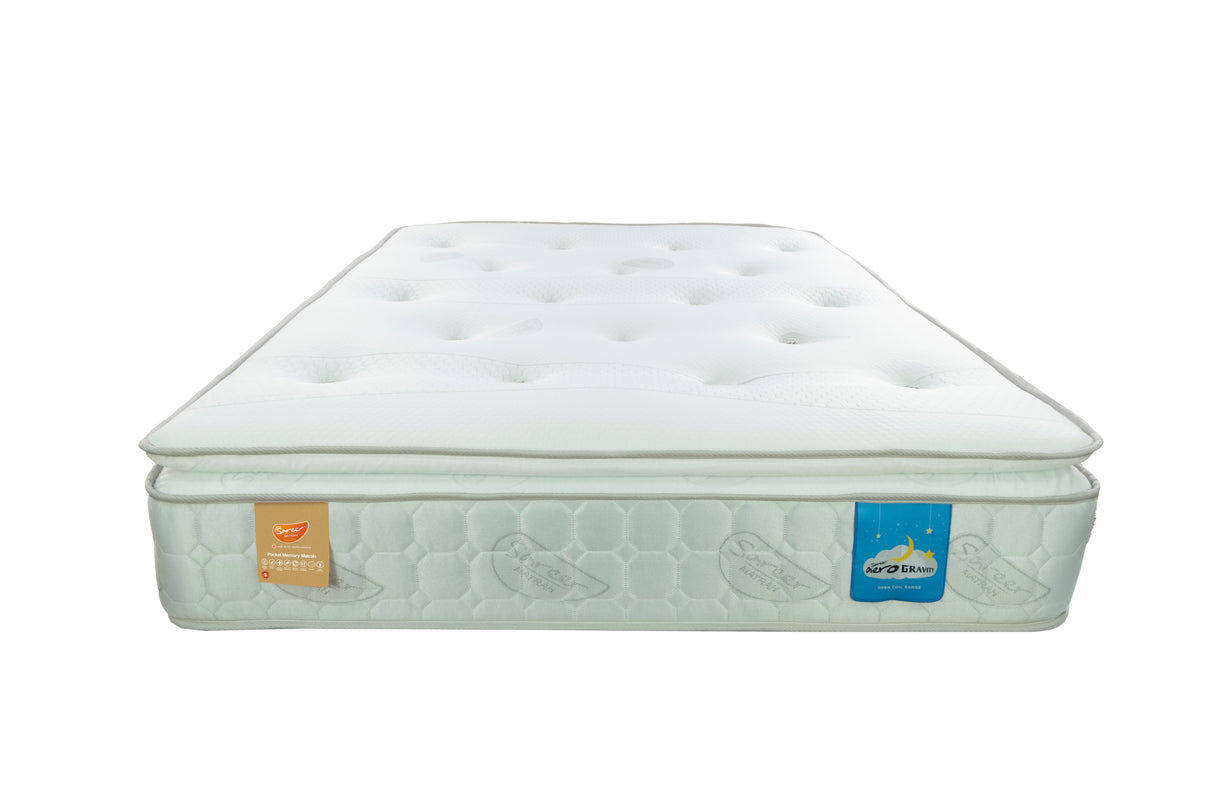 Pocket Sprung Memory Foam Pillow Top Mattress