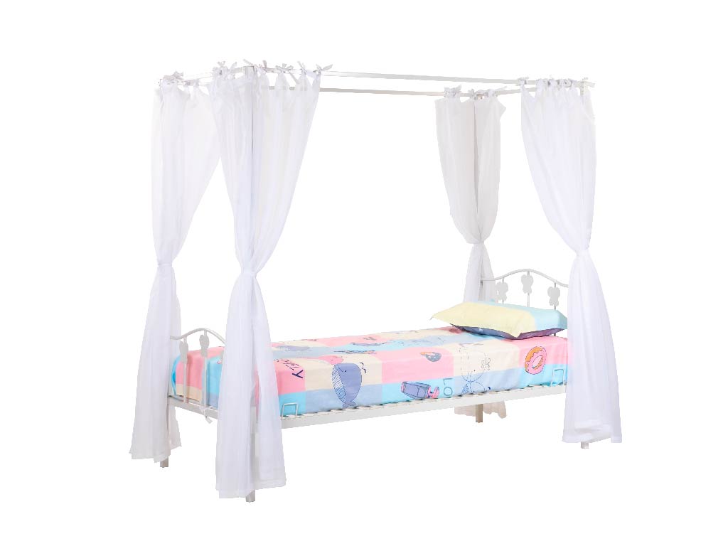 Lyndesy 4 Poster Metal Bed Frame