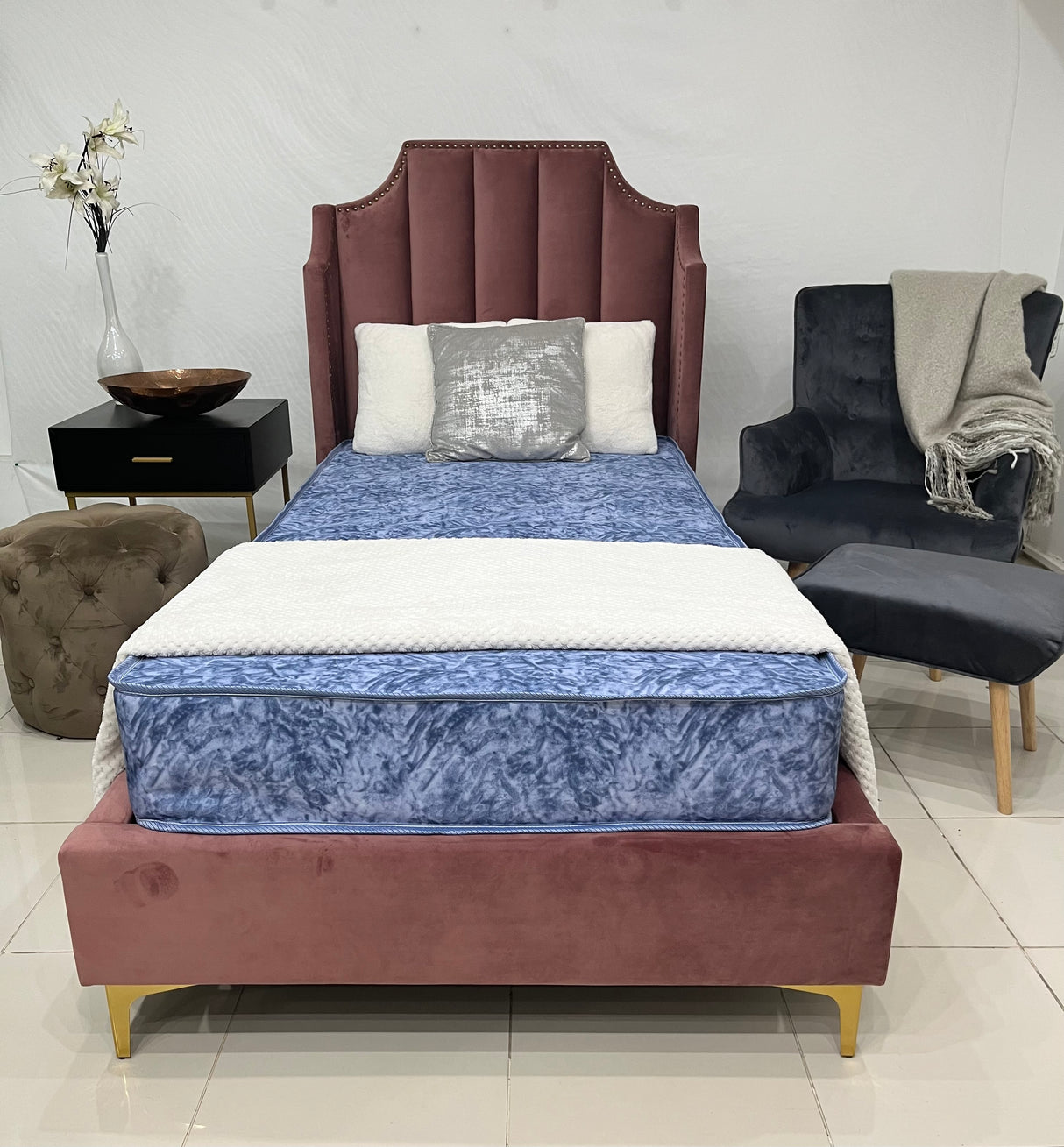 Ritz mattress on a bed.