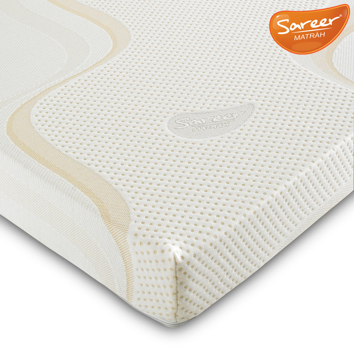Close up image of the reflex foam mattress.