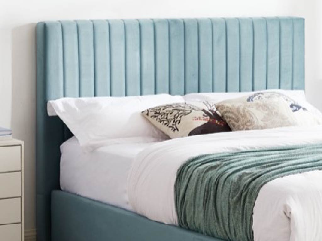 Sky Material Ottoman Bed Frame