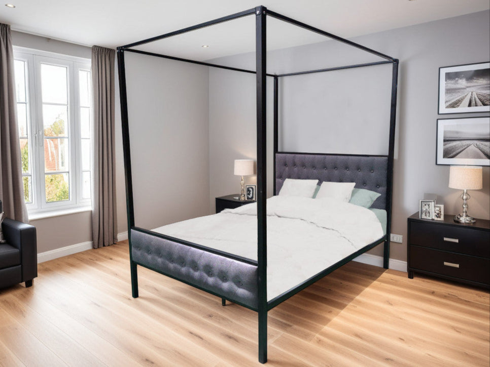 Sydney 4 Poster Metal Bed Frame