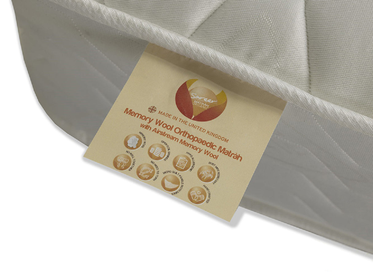 Memory Wool and Coil Orthopaedic Mattress