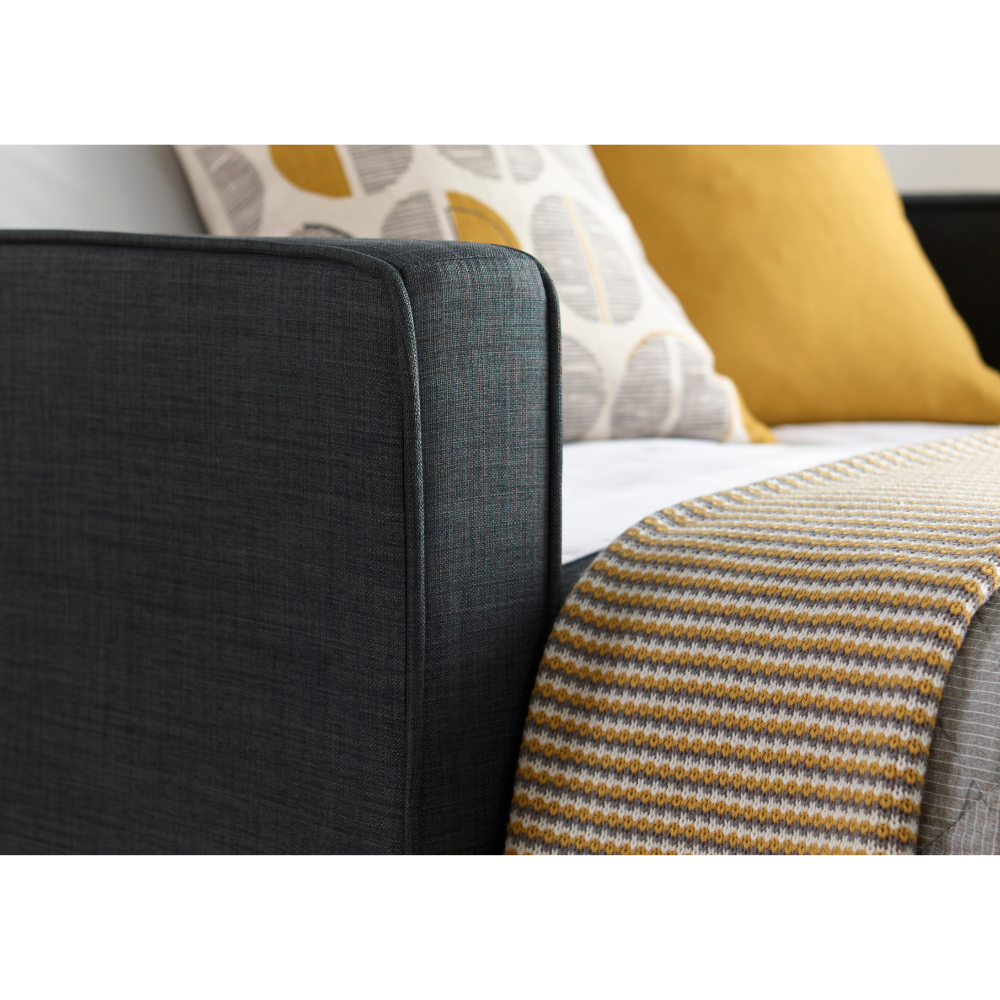 Troy Grey 2 Seater Sofa Bed
