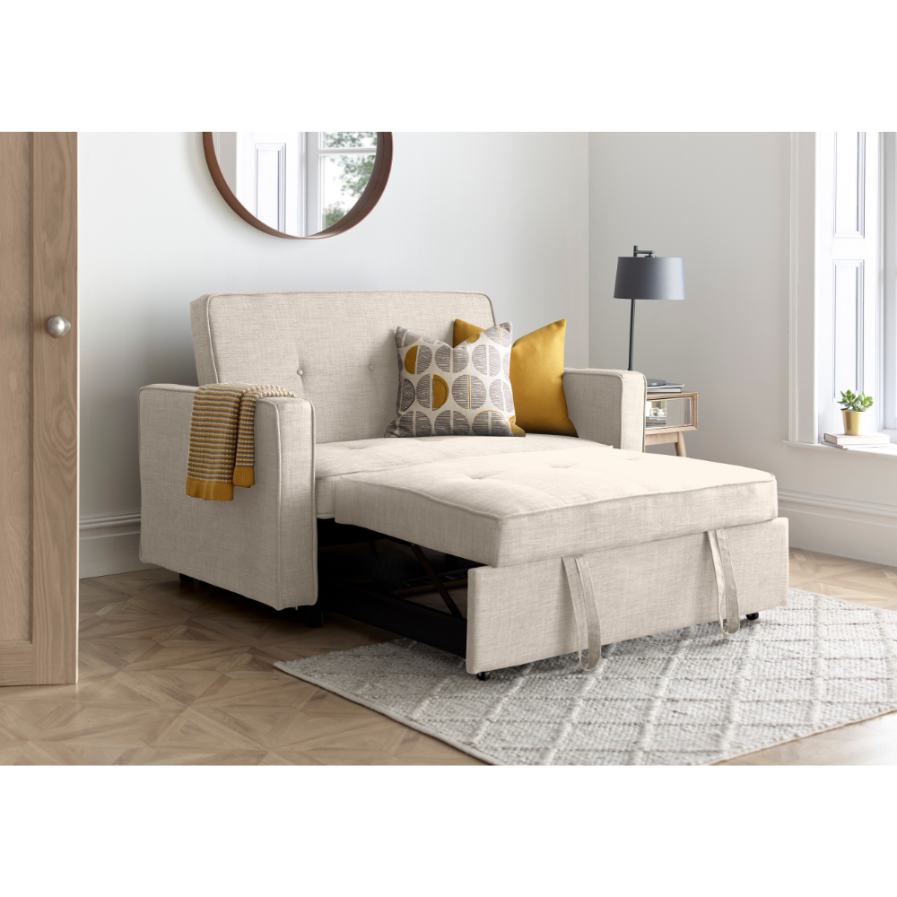 Troy Natural 2 Seater Sofa Bed