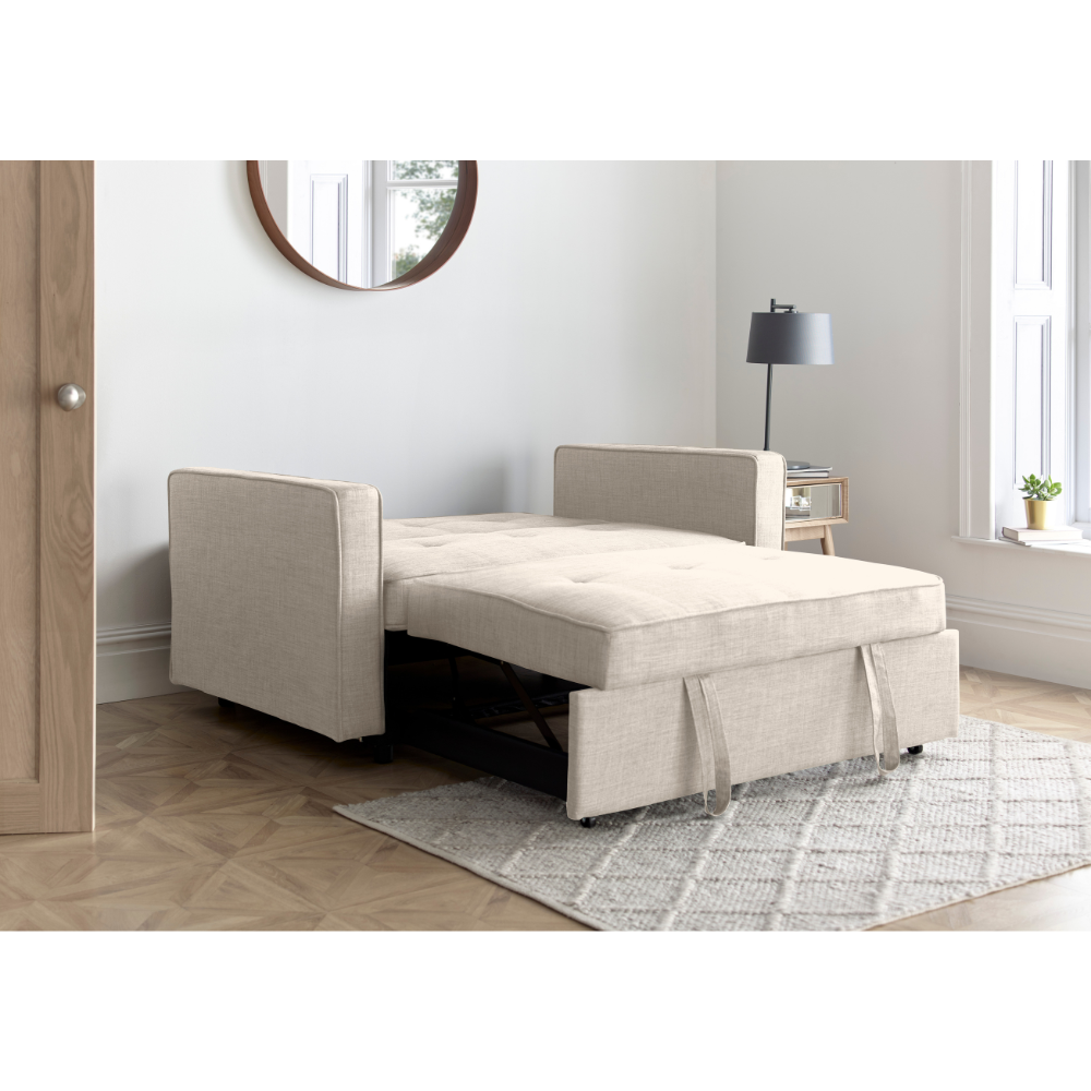 Troy Natural 2 Seater Sofa Bed