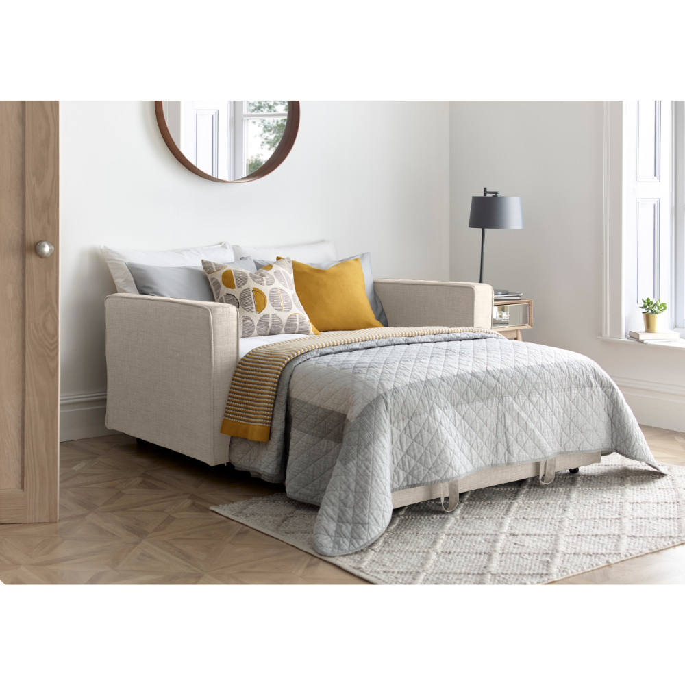 Troy Natural 2 Seater Sofa Bed