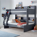 Oliver Grey & White Storage Triple Sleeper Bunk Bed