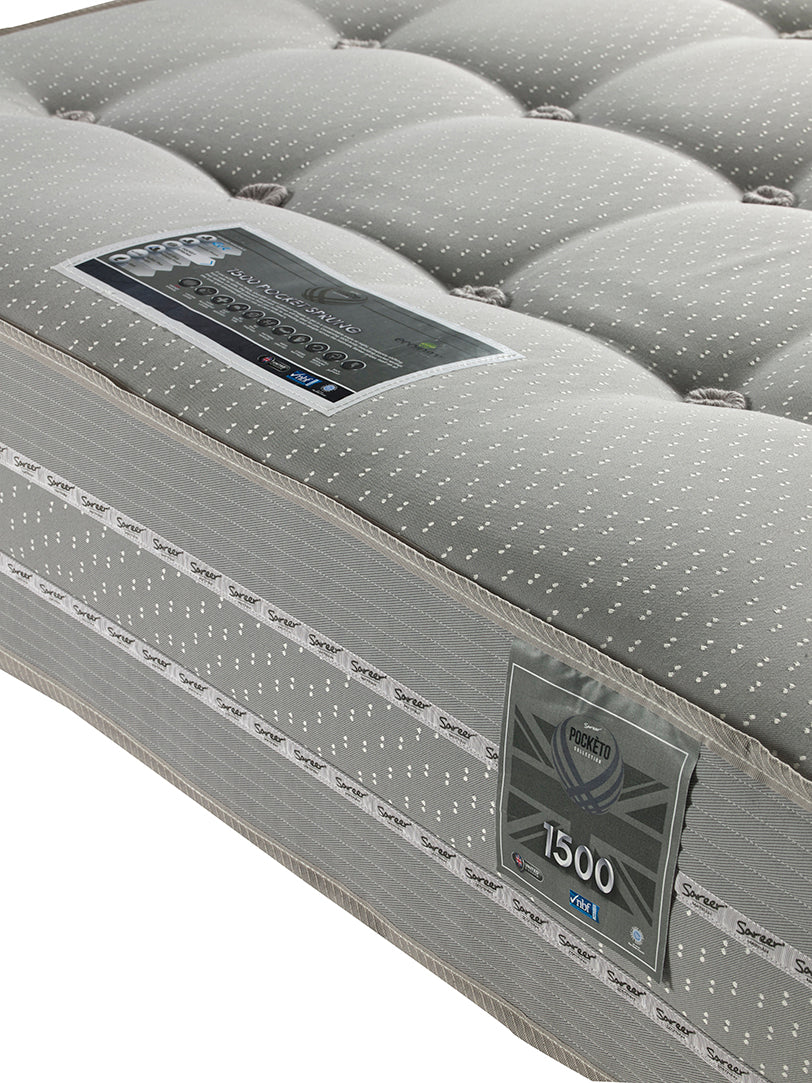 Pocketo Memory Foam 1500 Pocket Sprung Mattress