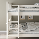 Carra White Single Bunk Bed