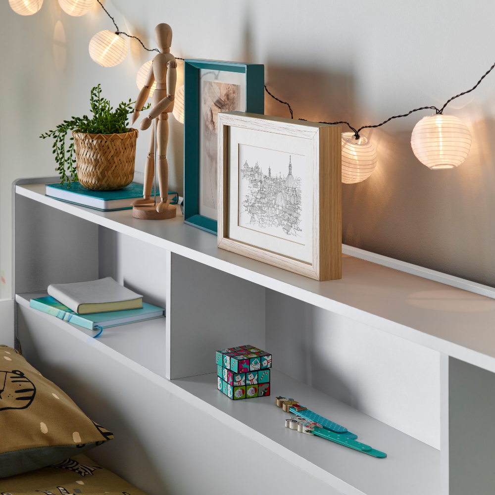 Oliver White Storage Bunk Bed
