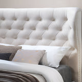 Infinity Cream Upholstered Bed Frame