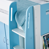 Lacy Blue Storage Mid Sleeper