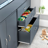 Lacy Grey Storage Mid Sleeper