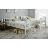 Carra White Single Bunk Bed