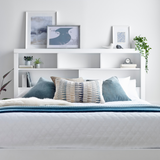 Arizona White Wooden Ottoman Storage Bed