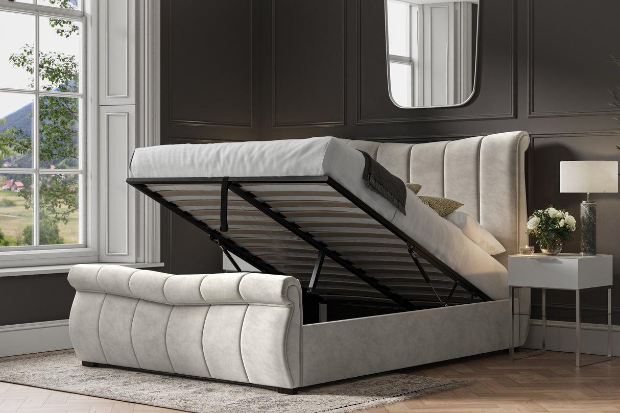 Bosworth Sleigh Ottoman Bed Frame