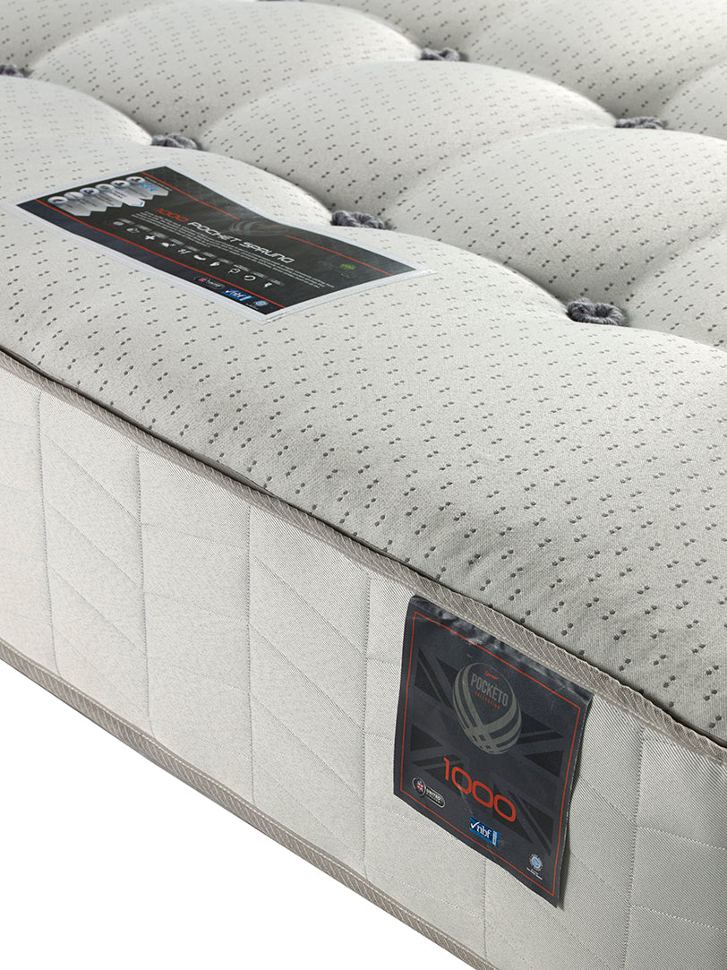 Close up of a mattress