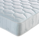 Close up view of a mattress