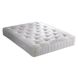 White mattress on a white background