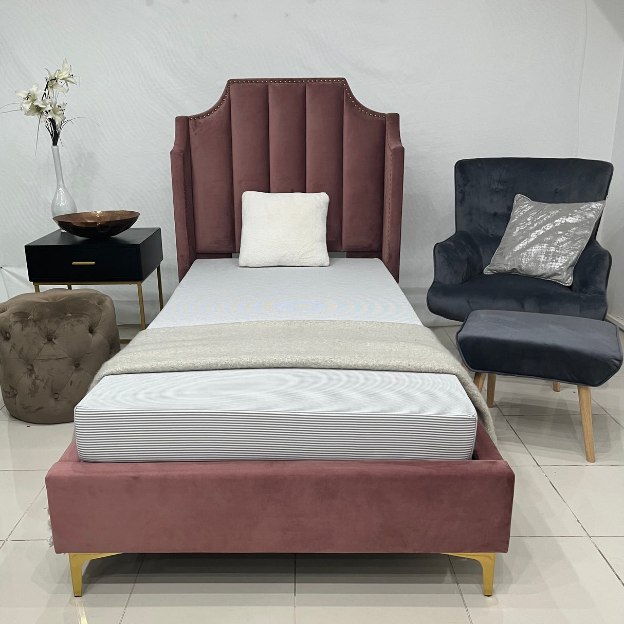 WALDORF MATTRESS ON A BED 